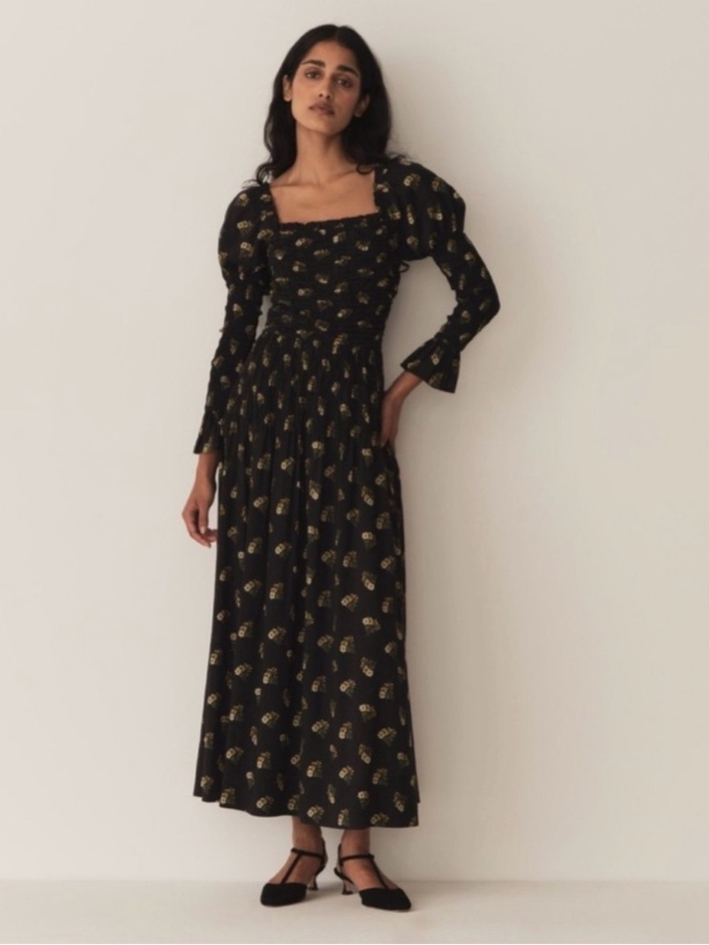DÔEN Wilmina Dress Buttercup Bouquet